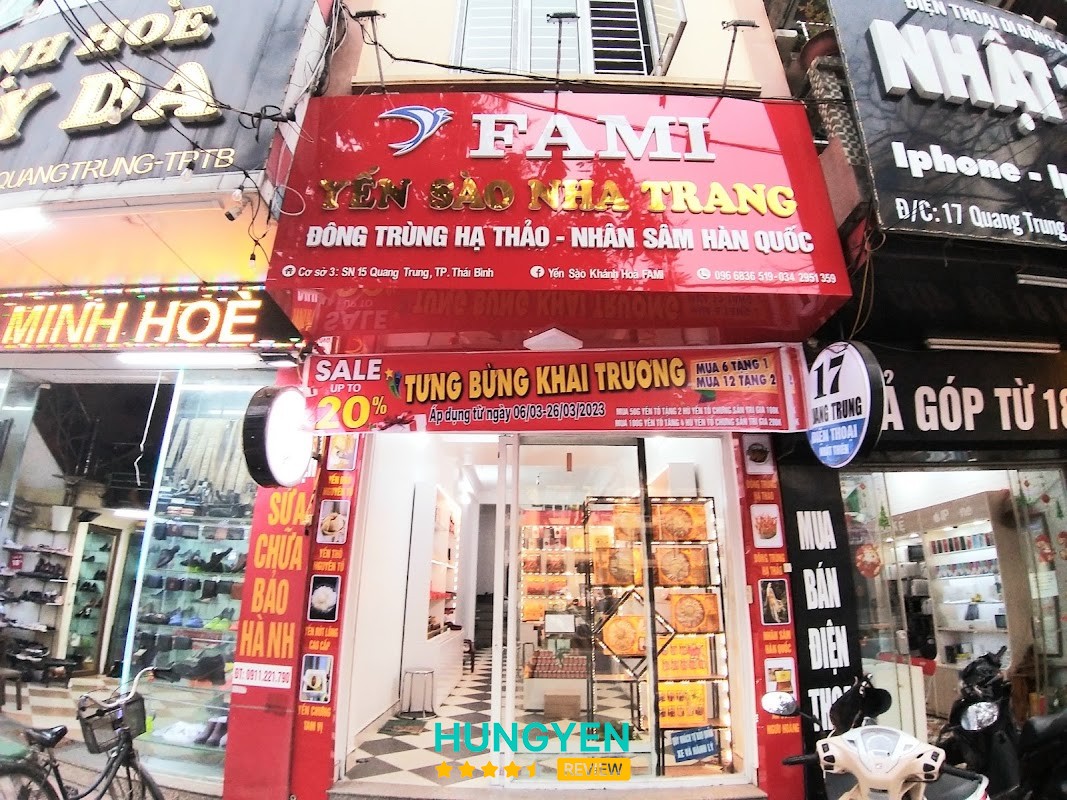 Yến sào Fami chi nhánh Thái Bình Hưng Yên