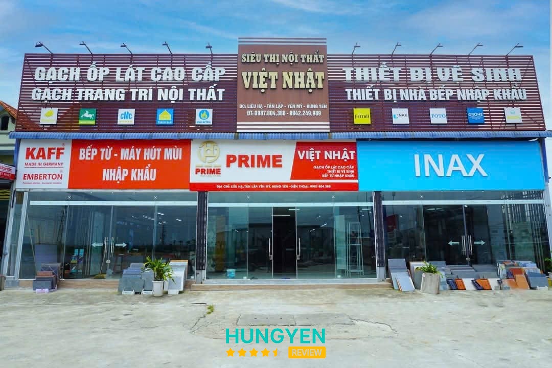 Gạch Ốp Lát Thiết Bị Vệ Sinh Bếp Từ Hút Mùi Việt Nhật Hưng Yên