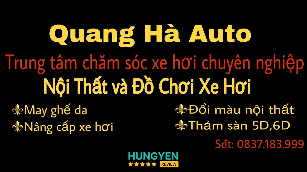 Quang Hà Auto- Nội thất ô tô HY tại Khoái Châu, Hưng Yên