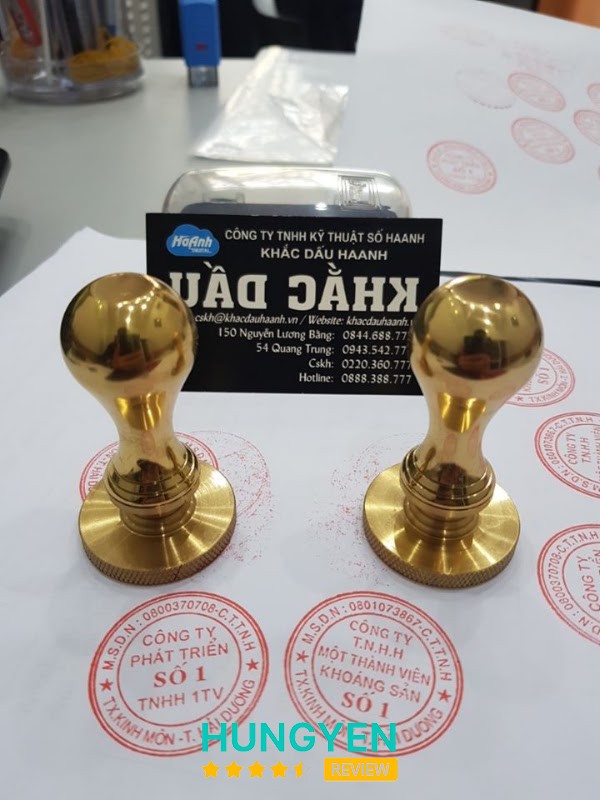 KHẮC DẤU HAANH - CN PHỐ HIẾN