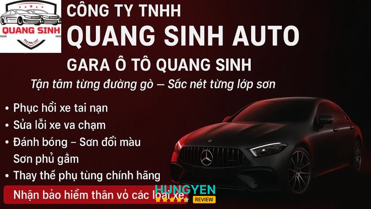 GARA Ô TÔ QUANG SINH Hưng Hà