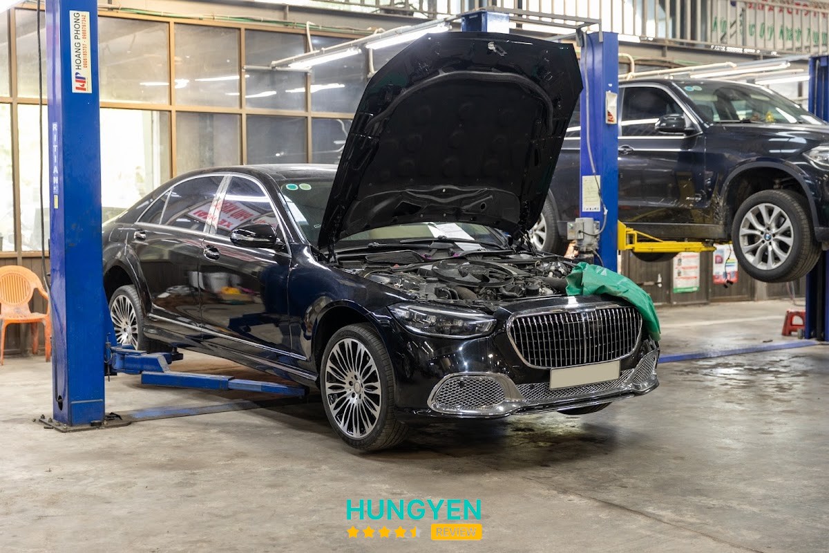 Hình ảnh khu vực tiếp nhận xe tại Gara Auto Thái Bình