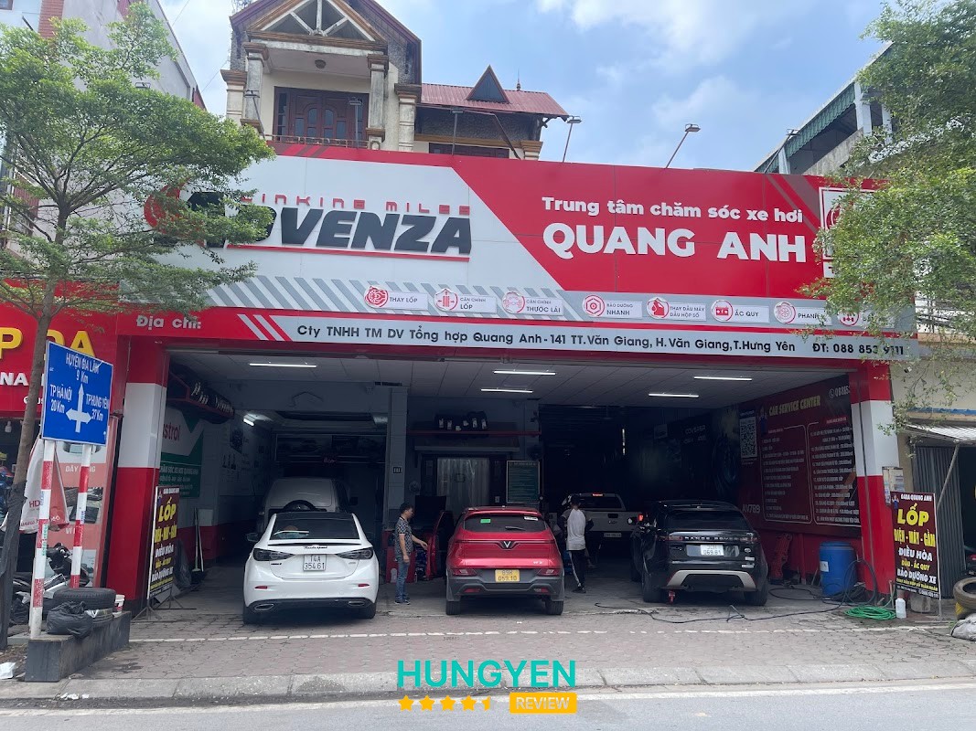 Trung tâm chăm sóc xe hơi Quang Anh Văn Giang