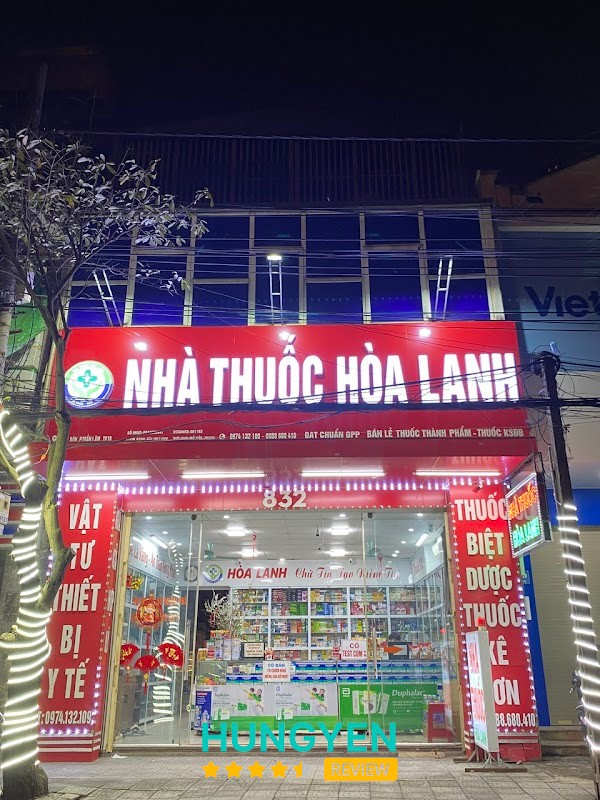 Nhà Thuốc Hoà Lanh tại 832 Lý Bôn, Trần Lãm