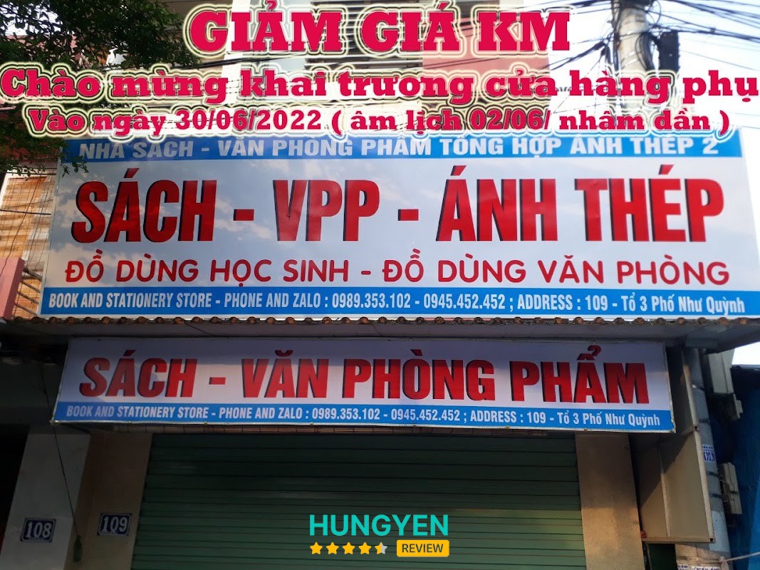Nhà Sách Ánh Thép – Chợ Ghênh, Như Quỳnh