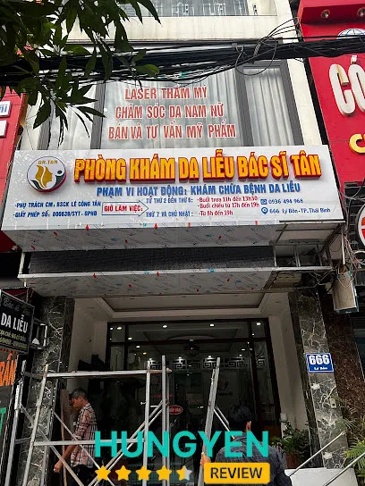 Phòng khám Da liễu Bác sĩ Tân: 666 Lý Bôn, P. Trần Lãm