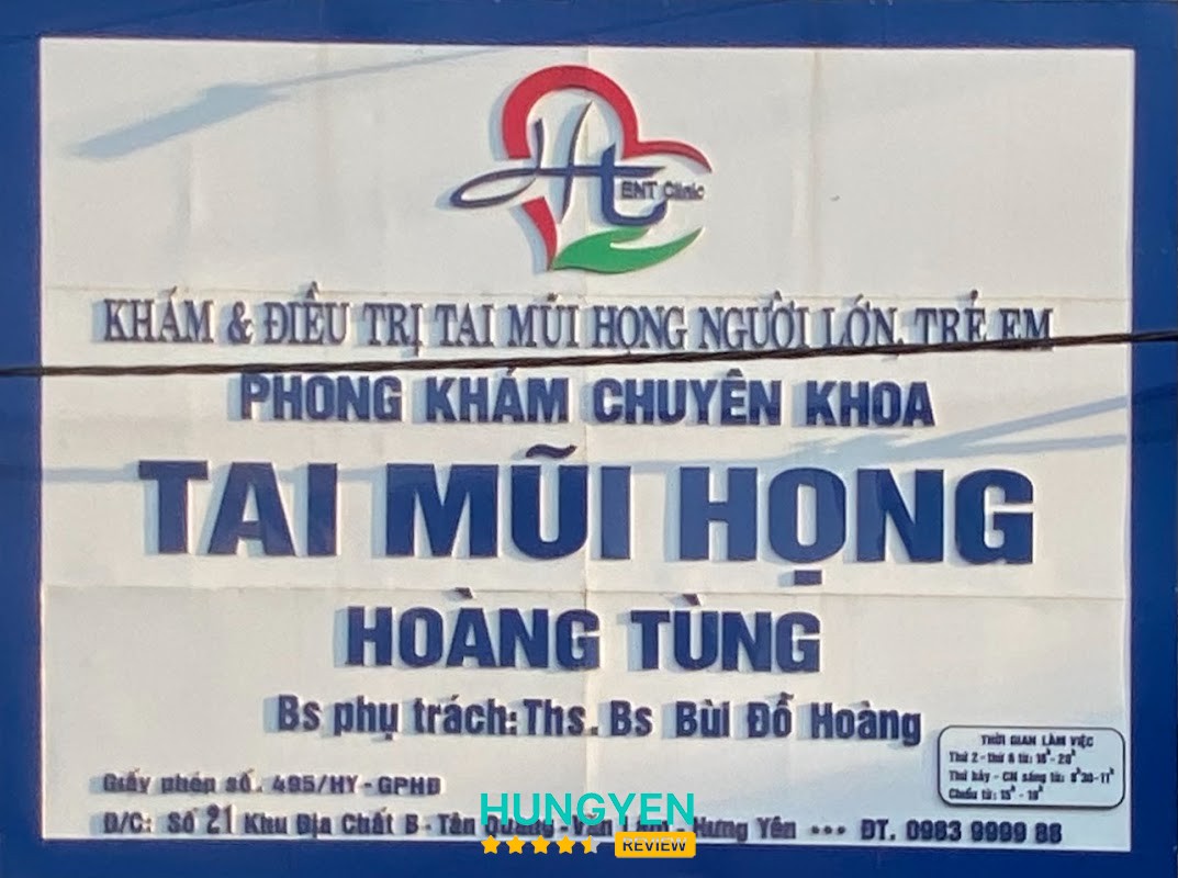 Phòng Khám Chuyên Khoa Tai Mũi Họng Hoàng Tùng – hình ảnh 1