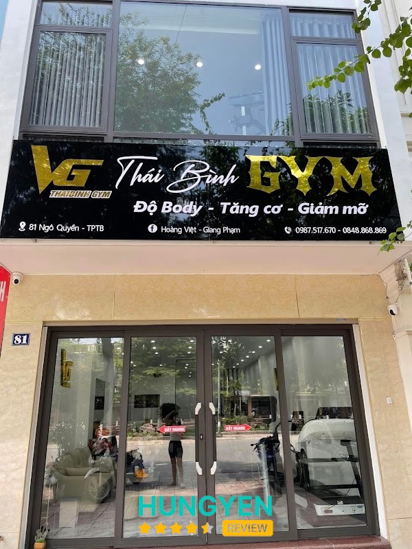 Khu tập private Thái Bình Gym