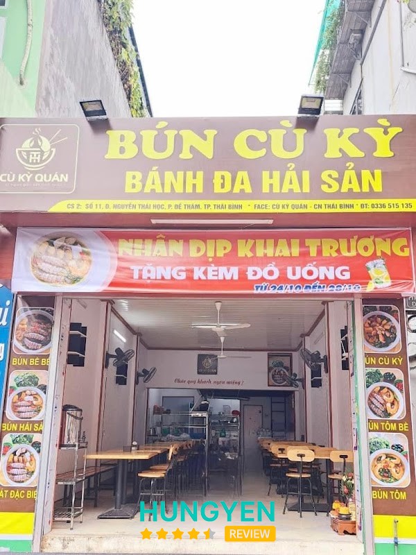 CÙ KỲ QUÁN chi nhánh Thái Bình Hưng Yên