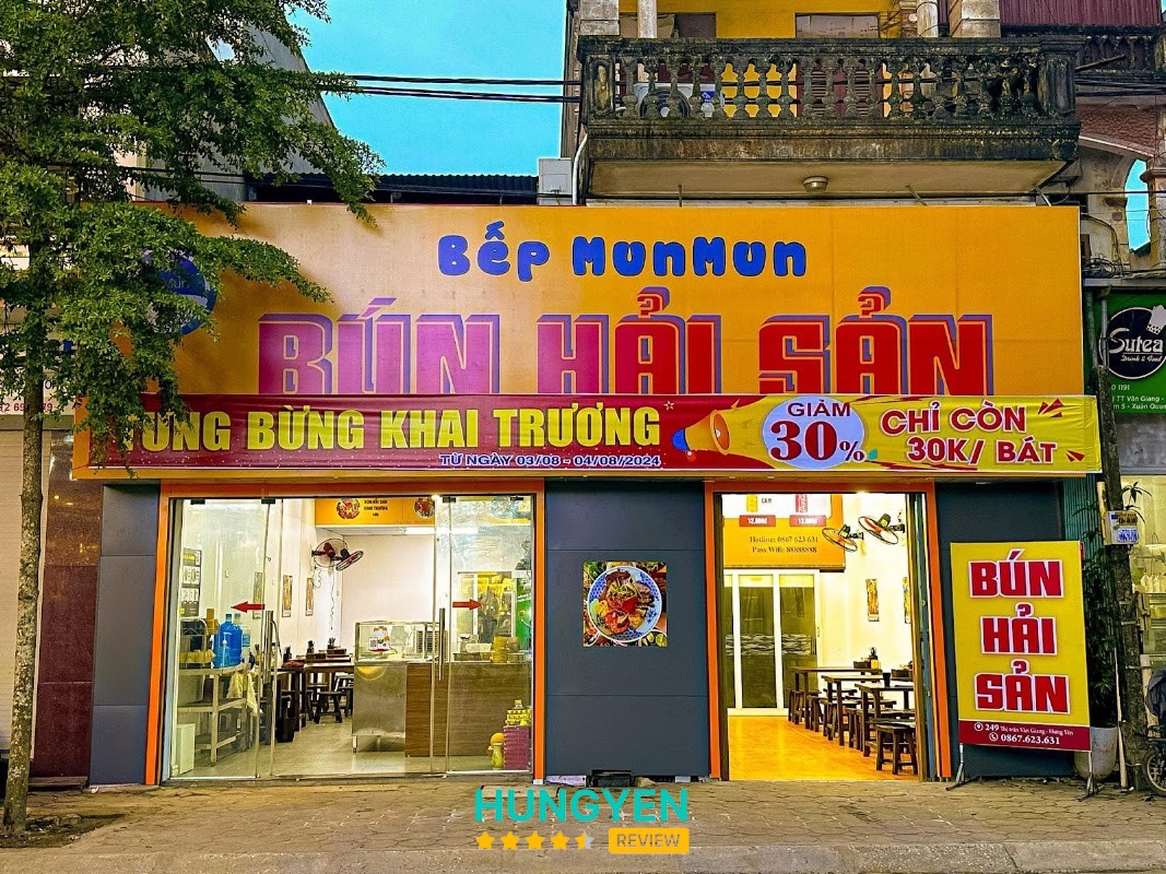 Bếp Mun Mun Bún Hải Sản Văn Giang Hưng Yên
