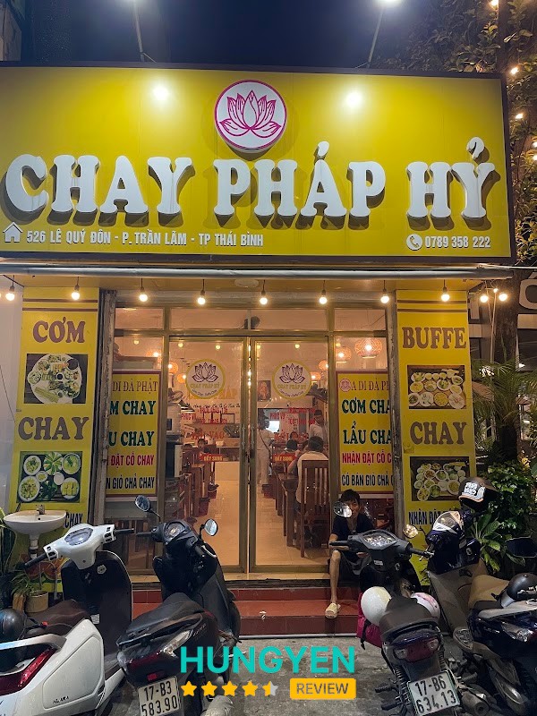 Món ăn tại CHAY PHÁP HỶ