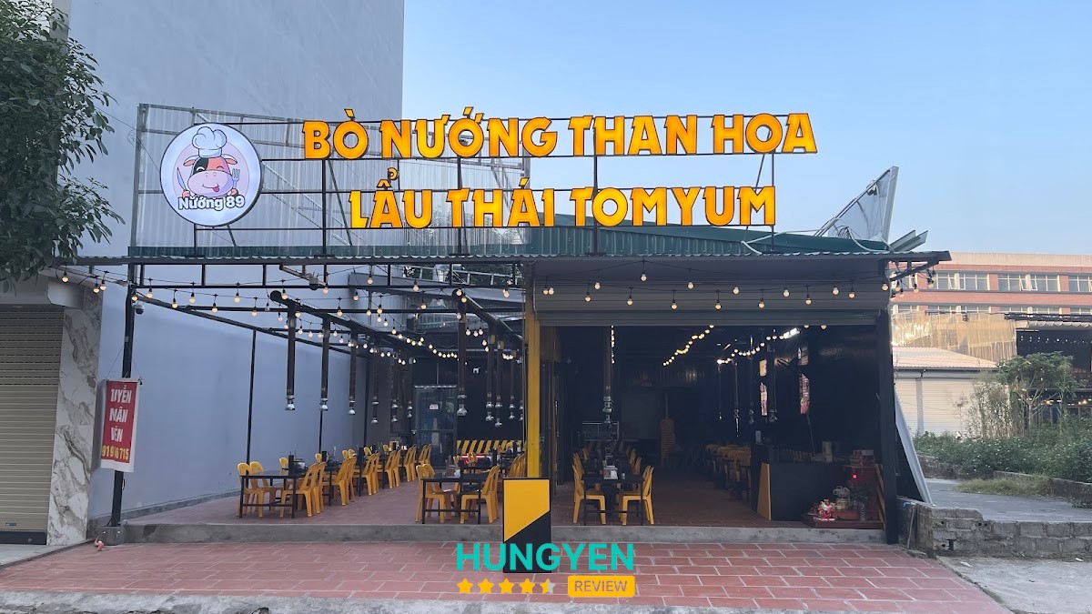 Nướng 89 - BÒ NƯỚNG THAN HOA Văn Giang