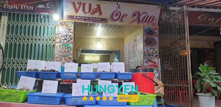 Món ốc tại Vua Ốc Xào