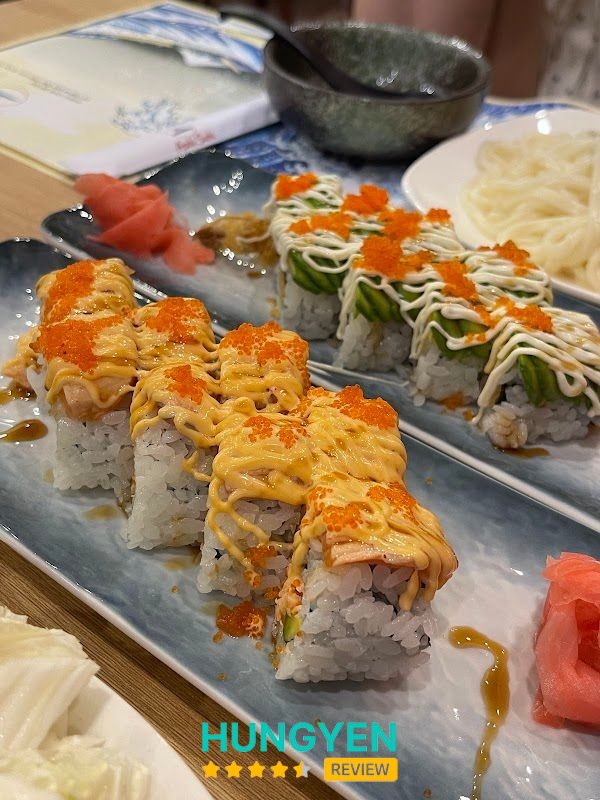Không gian Asahi sushi Thái Bình