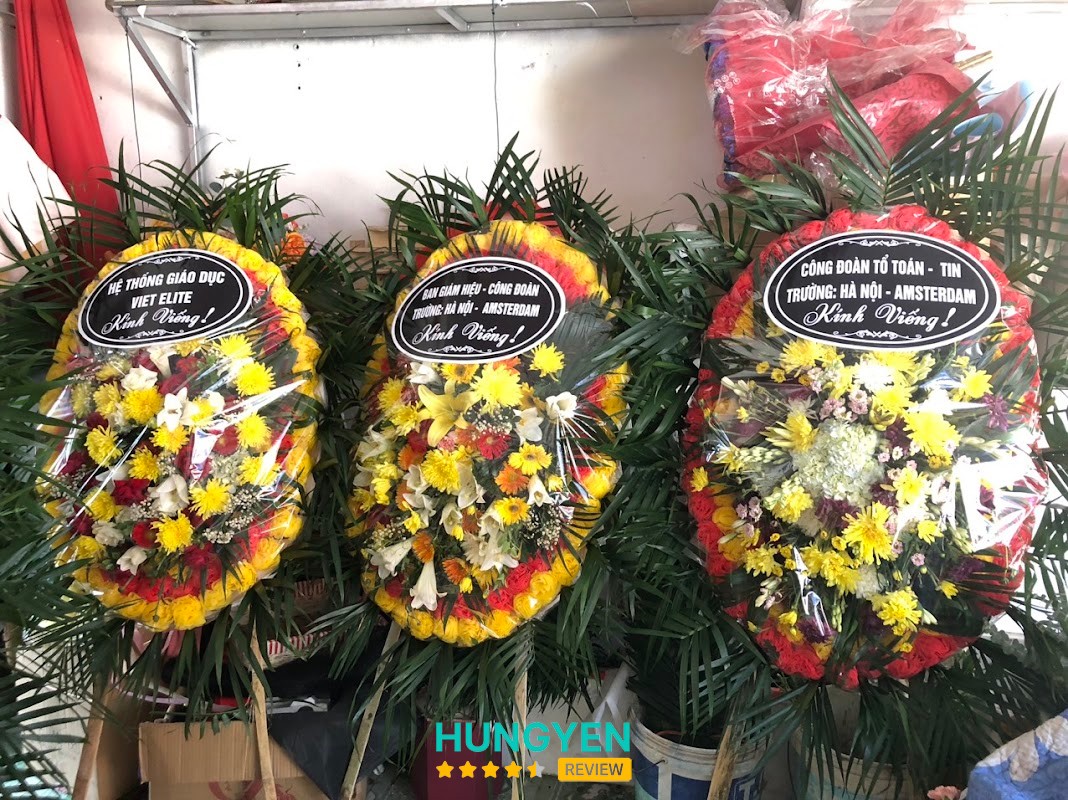Vòng hoa Tang Lễ Khoái Châu Hưng Yên - hình ảnh 2
