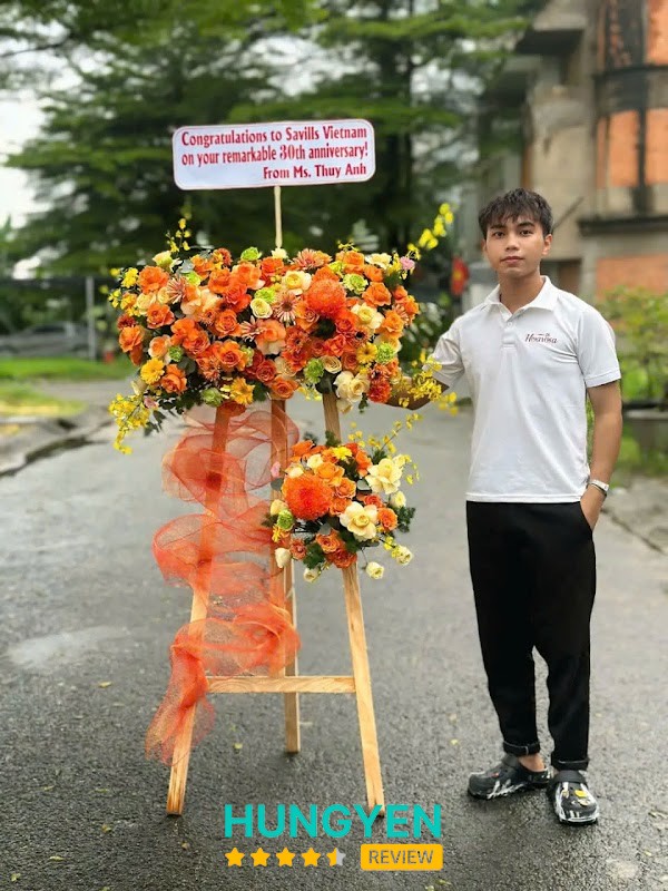 Hoarosa Shop Hoa Viếng Hoa Tang Thái Thụy – hình ảnh 2
