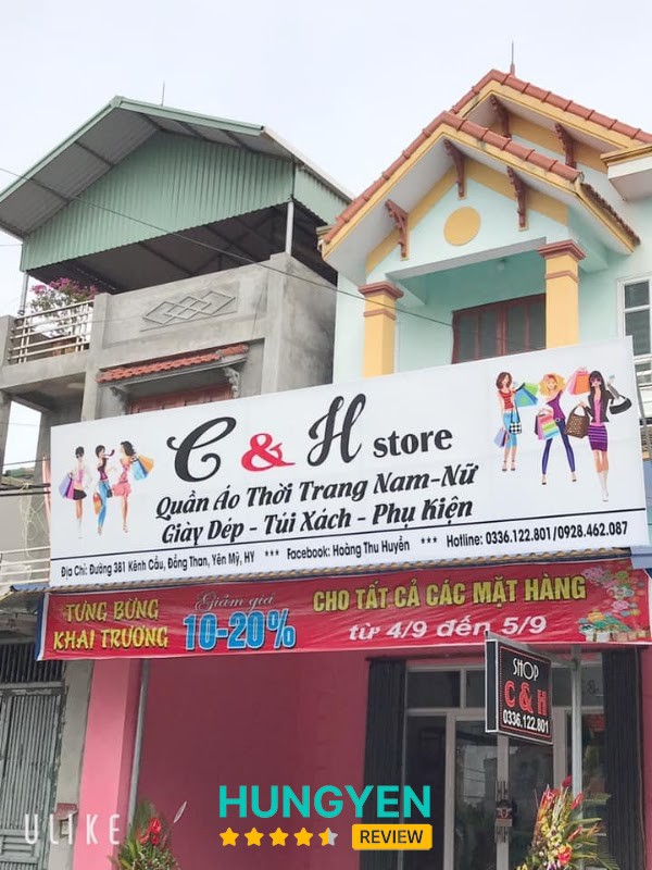 shop thời trang nam nữ C H Hưng Yên