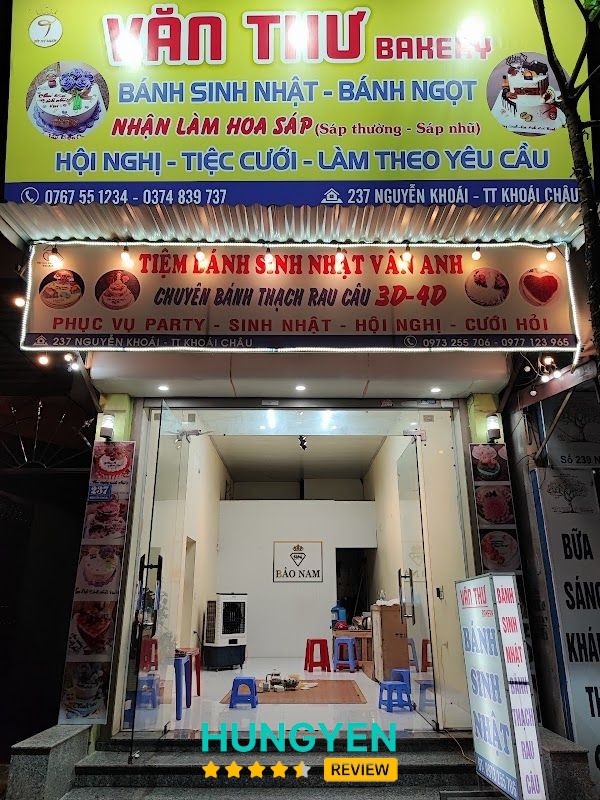 TIỆM BÁNH VĂN THƯ BAKERY CHỢ PHỦ - KHOÁI CHÂU