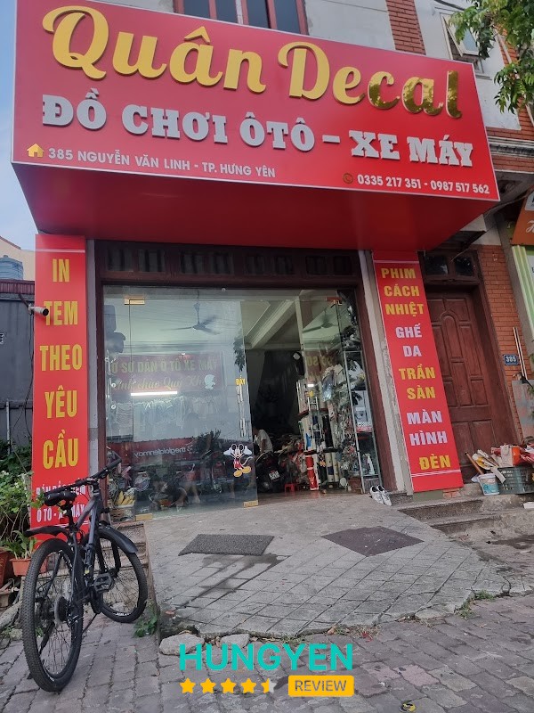 Cửa Hàng Dán Xe Quân Hưng Yên