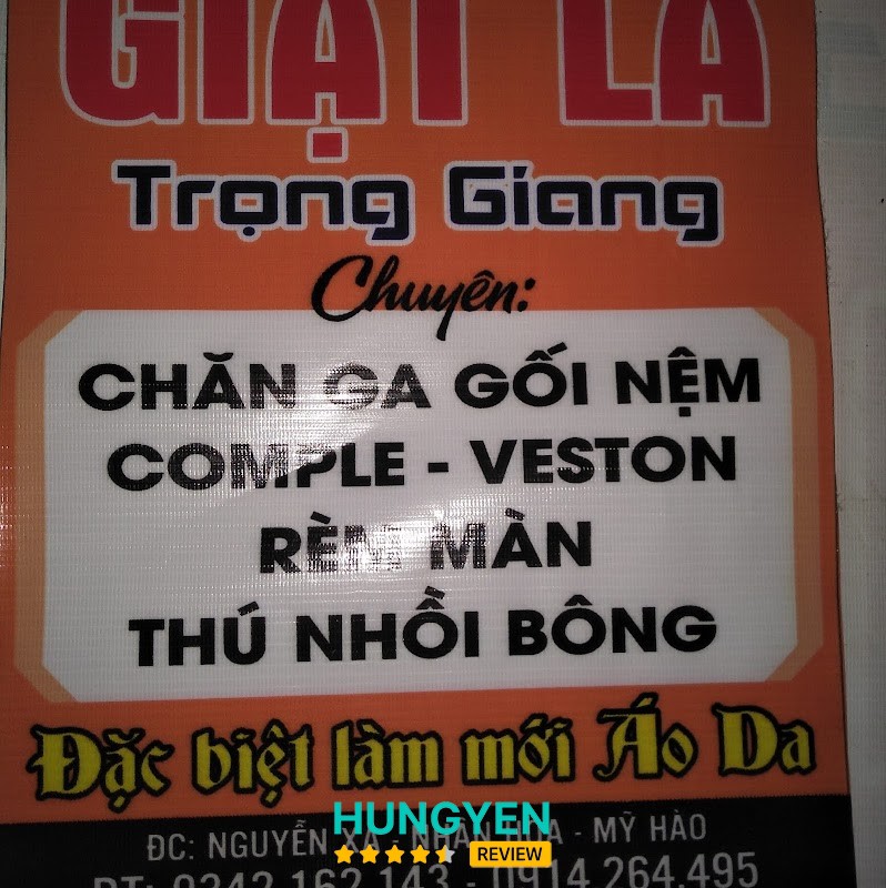 Giặt là Trọng Giang Mỹ Hào