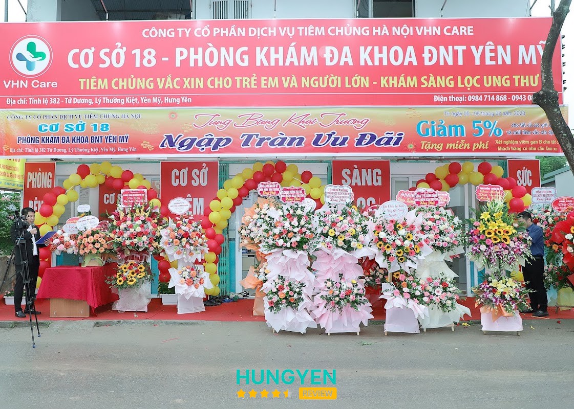 Trung tâm tiêm chủng VHN Care Yên Mỹ